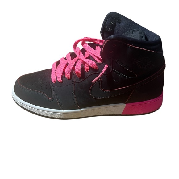 Jordan 1 Retro Black Hyper Pink size 7Y - Picture 7 of 7
